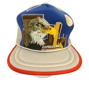 USPS vintage express mail trucker hat